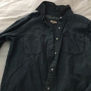 Madewell button down denim shirt